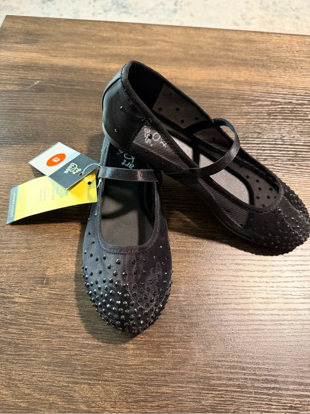 art class Black Mary Jane Ballet Flats